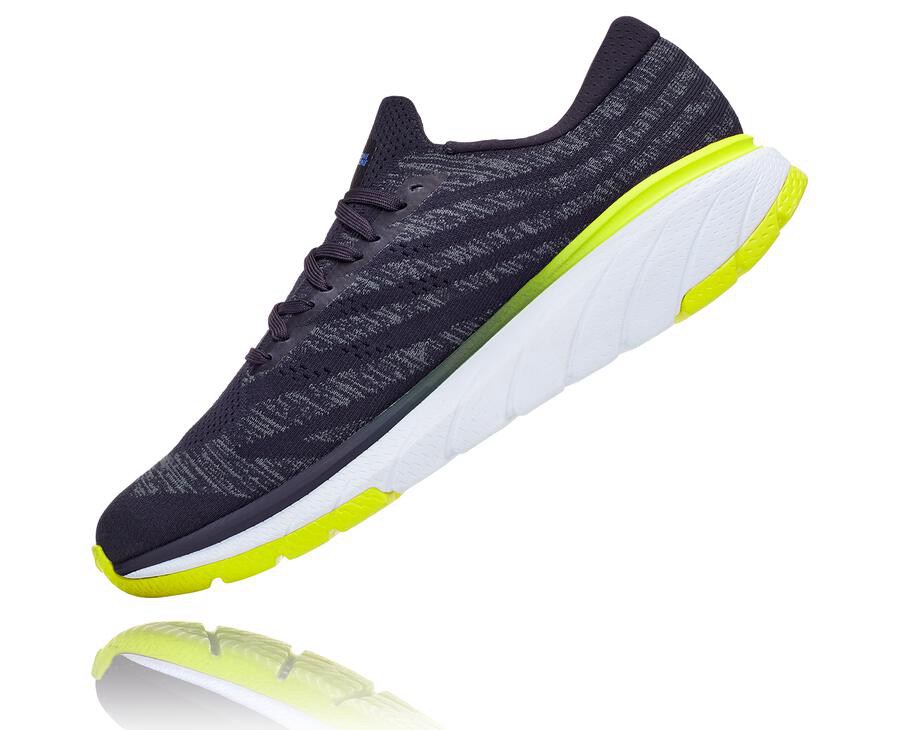 Running Shoes Mens - Hoka One One Cavu 3 - Navy - AUCFNRE-62